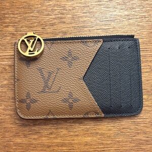 Louis Vuitton Monogram Brown and Black Card Holder